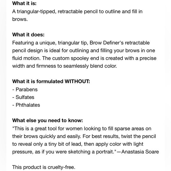 Anastasia Brow Definer Triangular Pencil - Picture 7 of 7